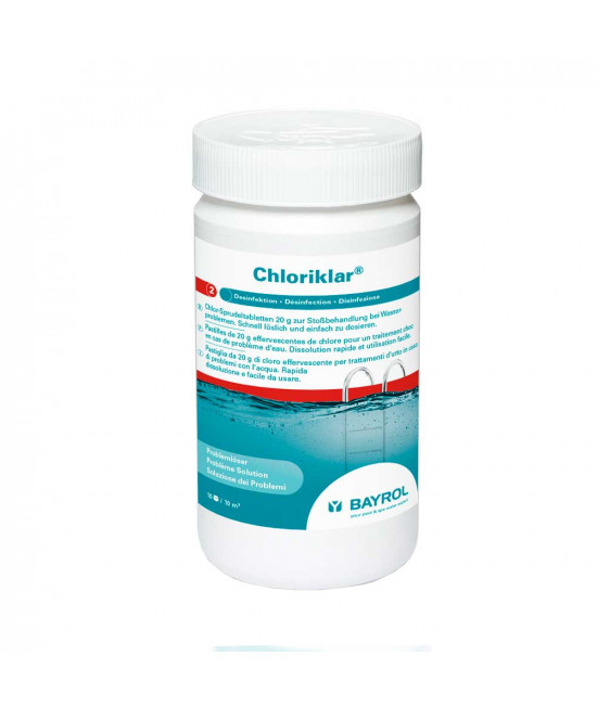 Хлор таблетки 20г Bayrol Хлориклар (Chloriklar) 1кг Хлор таблетки 20г Bayrol Хлориклар (Chloriklar) 1кг