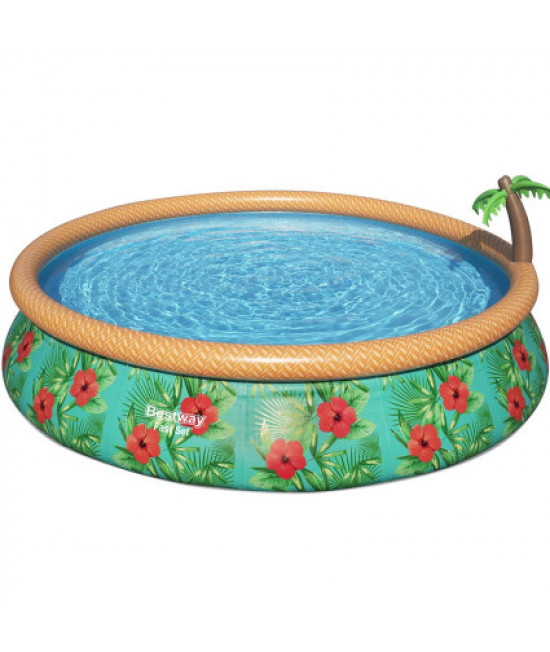 Надувной круглый бассейн Bestway 57416 Paradise Palms (457x84 см) с картриджным фильтром
