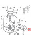 Муфта колено Hayward NCX2312063 для фильтра NC d780-900 мм Муфта колено Hayward NCX2312063 для фильтра NC d780-900 мм