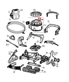 Защелка поворотного замка Hayward AquaVac 650 (RCX361453), 10шт
