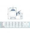 Фильтр Fiberpool ZBV1052 2'' с боковым подключением Фильтр Fiberpool ZBV1052 2'' с боковым подключением