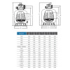 Фильтр Aquaviva V1200C (56.5 м3/ч, D1200) Фильтр Aquaviva V1200C (56.5 м3/ч, D1200)