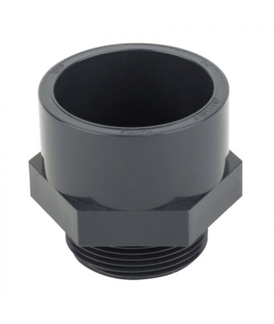 Ниппель PVC 50/63х1.1/2 Н Ниппель PVC 50/63х1.1/2 Н