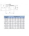 Ниппель PVC 50/63х1.1/2 Н Ниппель PVC 50/63х1.1/2 Н
