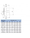 Муфта клеевая резьбовая PVC 75x2.1/2 В