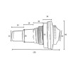 Форсунка Kokido Olimpic K004BU/W (ver2) стеновая (белая) Форсунка Kokido Olimpic K004BU/W (ver2) стеновая (белая)