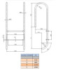Лестница Kripsol Muro IM 3.D AISI-316 (3 ступ.)