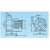 Насос Aquaviva LX WTB550Т (380В, 90 м3/ч, 7.5HP)