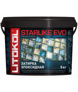 Затирочная смесь Litokol STARLIKE EVO Bianco Assoluto S.100 (белая), 5 кг Затирочная смесь Litokol STARLIKE EVO Bianco Assoluto S.100 (белая), 5 кг